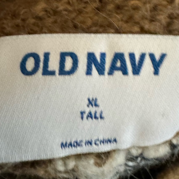 Old Navy V Neck Fair Isle Boho Slouchy
Tunic Sweater Sz XL Tall - Picture 5 of 5